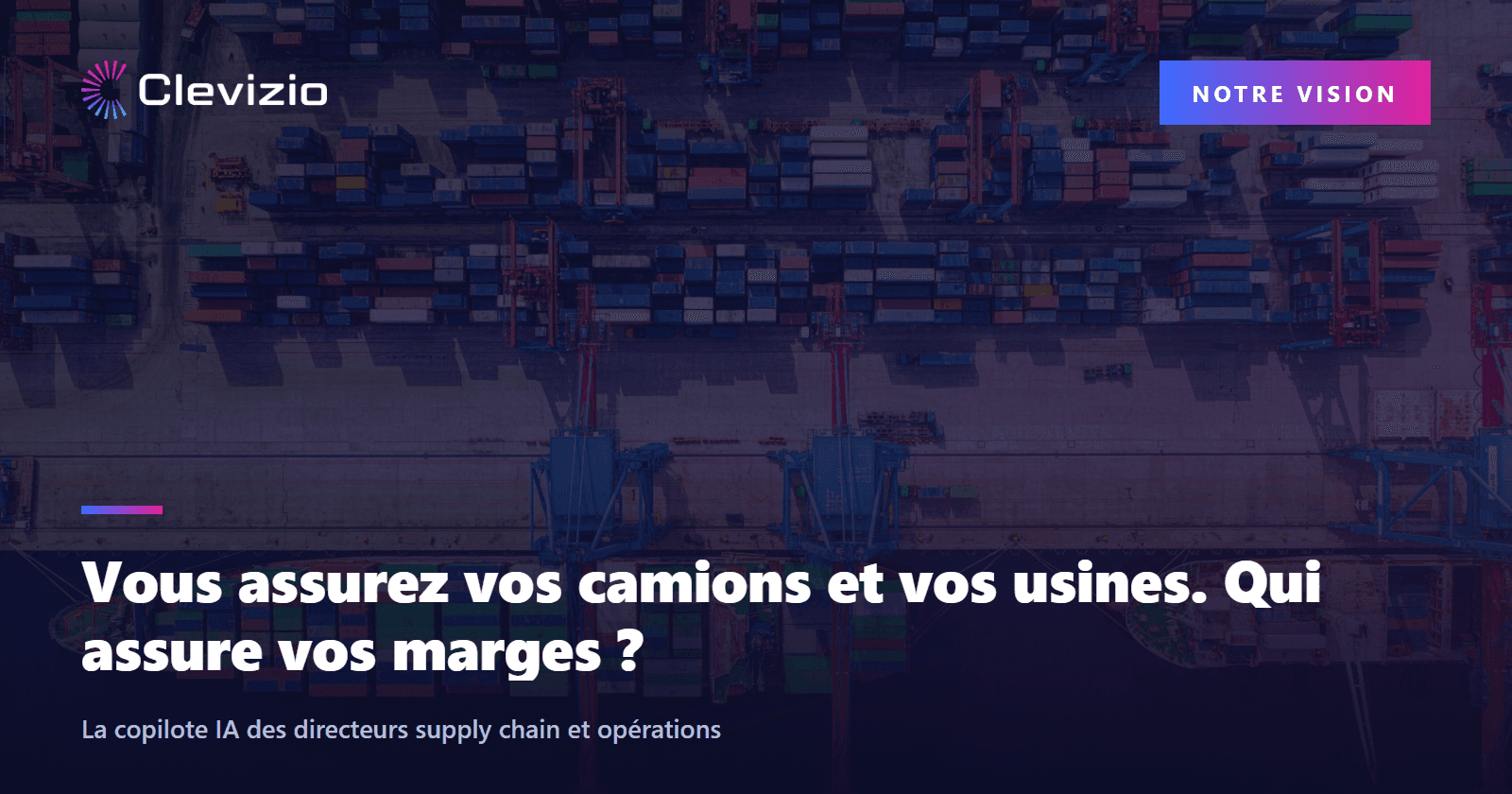 Vous assurez vos camions et vos usines. Qui assure vos marges ?