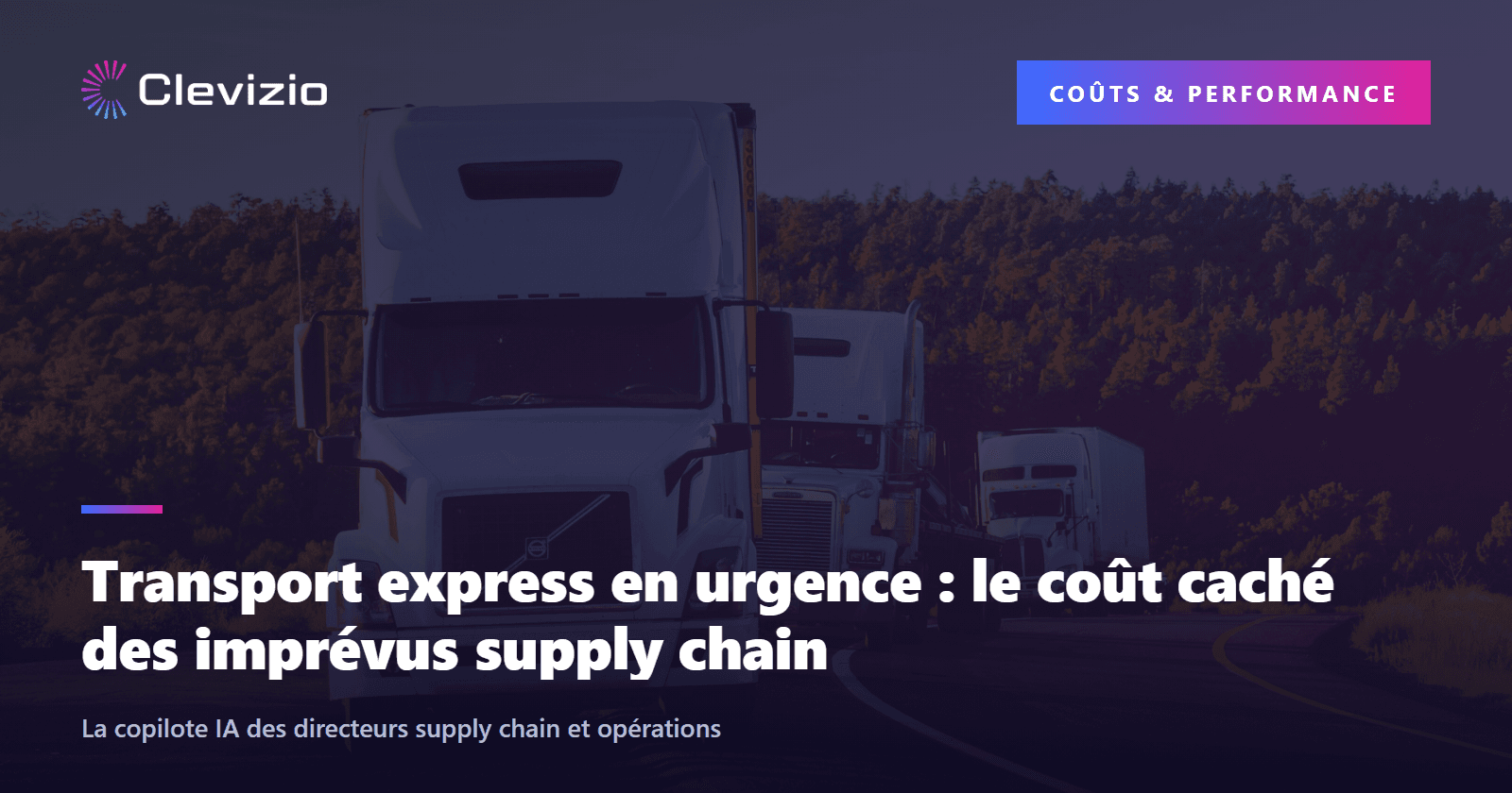 Transport express en urgence : le coût caché des imprévus supply chain