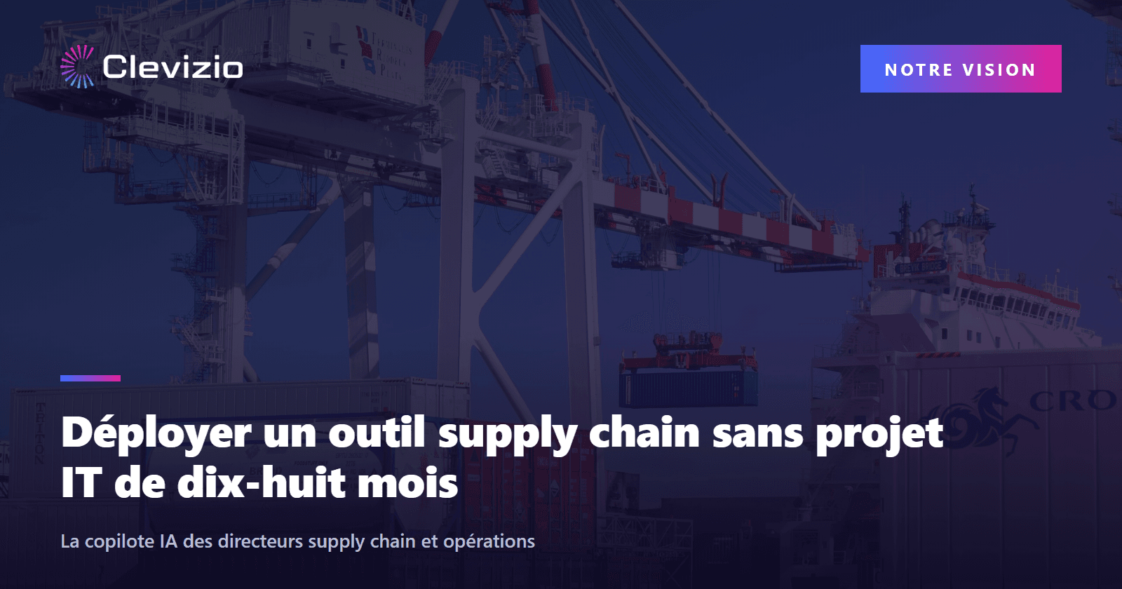 Déployer un outil supply chain sans projet IT de dix-huit mois