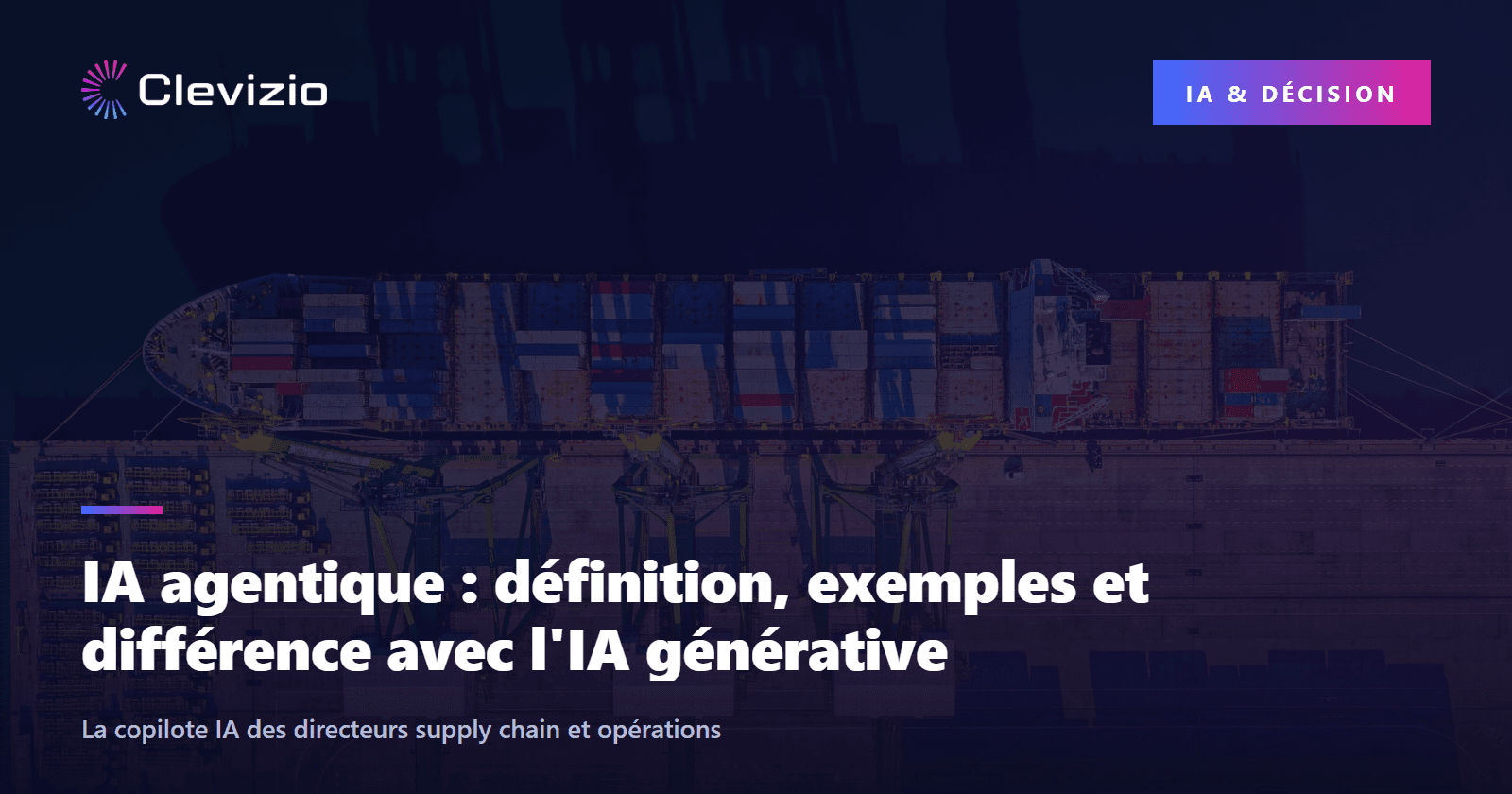 IA agentique : définition, exemples et différence avec l'IA générative